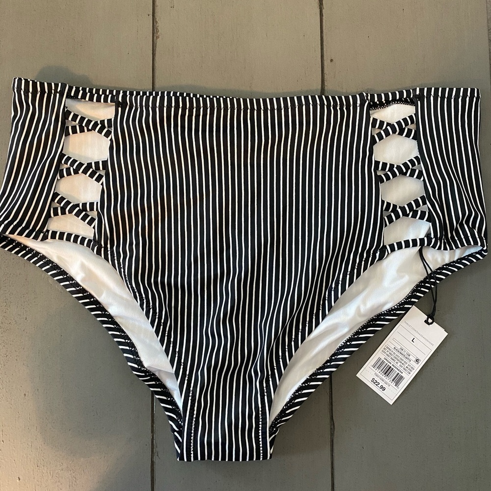 NEW! High-waisted bathing suit bottoms from Target